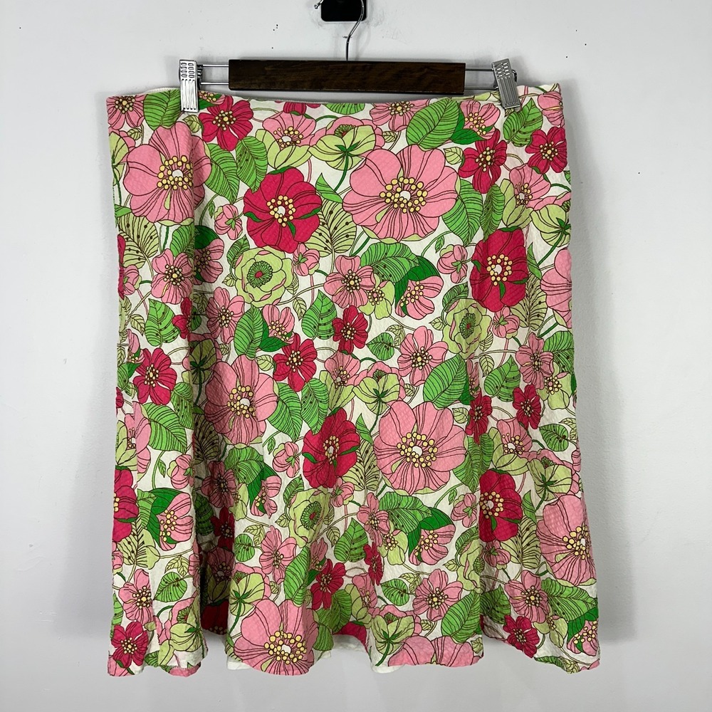 GAP Skirt Womens 12 Floral Cotton Y2K Cottagecore Retro Indie Fairycore Summer‎